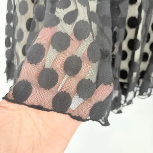 Wet Seal Mesh Y2K Polka Dot Mini Skirt Sz XS Dark Coquette Indie Whimsigoth thumbnail 2