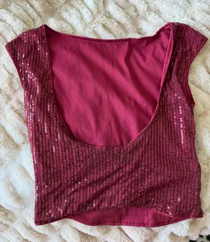 Red Sequin Amazon Top thumbnail 2