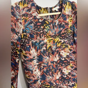 Love, Fire Multicolor Abstract Dress thumbnail 10