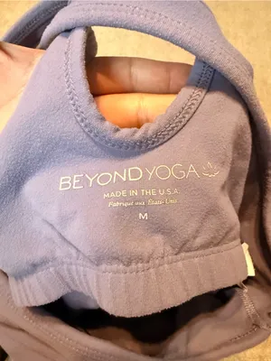 Beyond Yoga High Neck Crossback Built In Bra Workout Tank Top Size M thumbnail 3