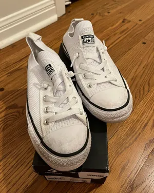 Converse White  Slip Ons thumbnail 1