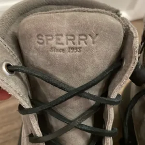 SPERRY Saltwater Duck Boots Lace Up Waterproof Rain Winter Boots #1276 thumbnail 4