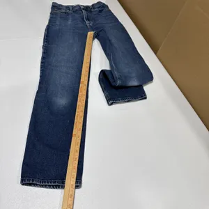 Abercrombie & Fitch The 90S Straight Jeans Ultra High Rise 25/0R Blue Denim thumbnail 11