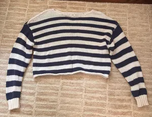 Striped Aerie Sweater Knit thumbnail 1