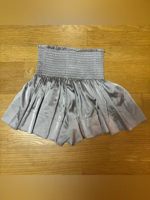 NEW Natural Life Satin Boho Resortwear Beach Vacation Smocked Waist Shorts XS thumbnail 3