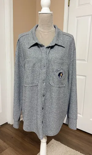 Game day couture women’s Tennessee volunteers Button-Up Shacket Sz XXL thumbnail 1