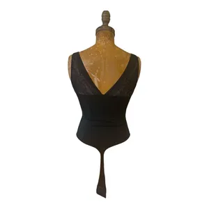 SOPHIE B Black Lace Moderate Control Thong Bodysuit Shapewear Womens Size Small thumbnail 4
