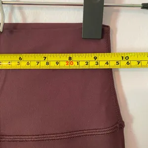 Lululemon Plum Purple Wunder Under High Rise Tights Cropped Ankle Women's size 4 thumbnail 8