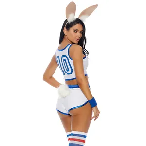 NEW Forplay Space Jam Bunny Lola Bunny Squad Baller Costume Size Large XL thumbnail 2