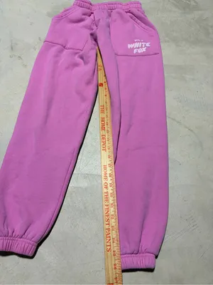 White fox boutique Pink Fleece Joggers vol 3 XXS thumbnail 6