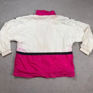 Vintage 90s Slade Colorblock Windbreaker Jacket Pink Teal Purple Retro Nylon M thumbnail 3
