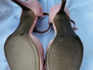 Liz Claiborne Pink Floral Block Heel Sandals 9.5 thumbnail 9