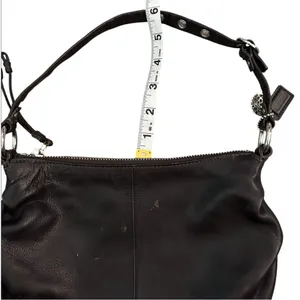 Coach Vintage Black/Brown Leather Mini Shoulder Bag thumbnail 15