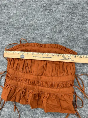 Free People Gabby Tube Cropped Top - Terracotta -XSMALL - Removable Straps thumbnail 11
