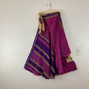 Reversible Maxi Wrap Skirt BINS501 thumbnail 2