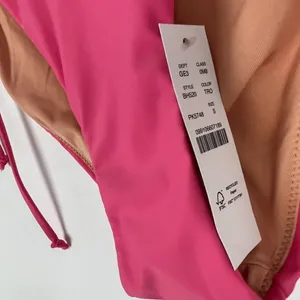 NWT J. Crew Curved-Waist Cheeky String Bikini Bottom with Beads Pink Size Small thumbnail 6