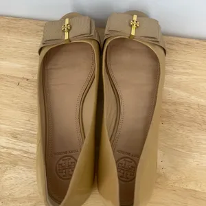 Tory Burch Trudy peep toe flats thumbnail 2