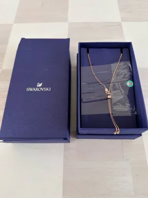 swarovski rose gold plated heart crystal necklace choker thumbnail 5