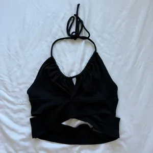 Urban outfitters black halter top thumbnail 2