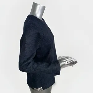 Paka Royal Alpaca Blend Sweater Womens Small Gray Handmade Pullover thumbnail 6