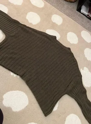 American Eagle ribbed knit cropped sweater thumbnail 4