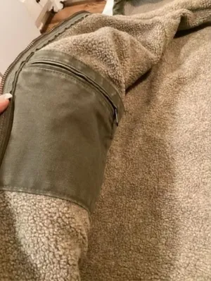 Carhartt Womens Sierra Jacket Sz M Sherpa Lining Olive Moss Vintage thumbnail 7