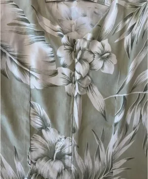Tommy Bahama Vintage Silk Dress Floral Sleeveless Hawaiian Small thumbnail 5