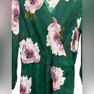 Anthropologie Spring wedding guest dress Plenty Floral Short Sleeve Flowy XS thumbnail 8