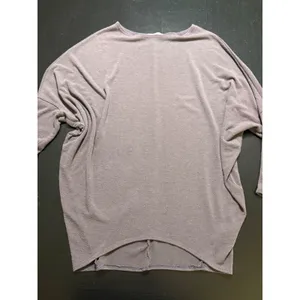 Charlotte Avery Womens Mauve Oversized Batwing Knit Top High Low Hem Large 9910 thumbnail 2