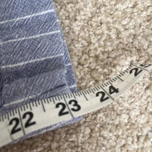 Abercrombie & Fitch Blue White Striped Linen Pants Size XS thumbnail 13