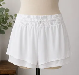 JoyLab Women's High‎ Rise Shorts - White Size Extra Large NWT thumbnail 1