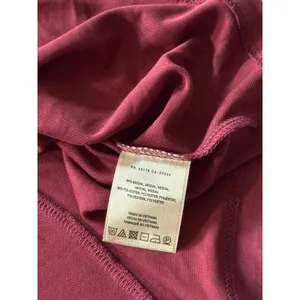 Anthropologie By Maeve Dress Cara Cowl Neck‎ Shift Red Size Large NWT thumbnail 4