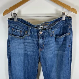 Abercrombie &‎ Fitch Womens Bootcut Jeans Size 8S Medium Wash Blue Denim Cotton thumbnail 3