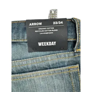 New Weekday Arrow Low Straight Jeans Women's Size 23/34 Relaxed‎ Organic Cotton thumbnail 6