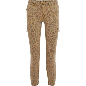 FRAME Cheetah Cargo Skinny Jeans Stretch Mid-Rise‎ Cropped Size 28 NWT thumbnail 11