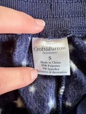 Blue Star Print Pajama Pants thumbnail 2