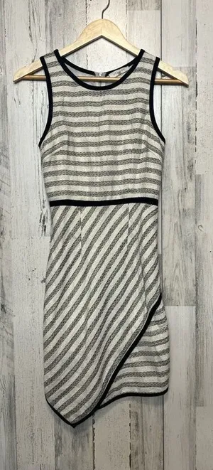 Sugarlips Striped Asymmetrical Bodycon Dress – XS thumbnail 1