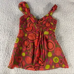 Nanette lepore silk blouse 6 thumbnail 1