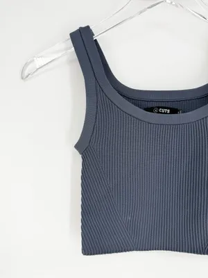 CUTS CoreFlex Ribbed Tank Top Women's XS Clean Girl thumbnail 4