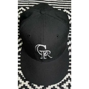 New Era Black  Colorado Rockies Hat thumbnail 2