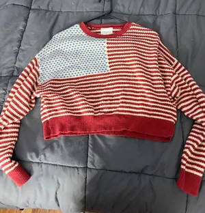 american flag sweater Red thumbnail 1