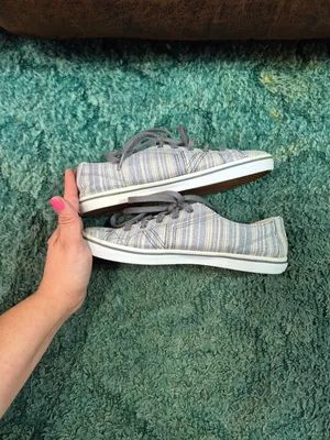 Vans Striped Lace Up Sneakers 6.5 thumbnail 9