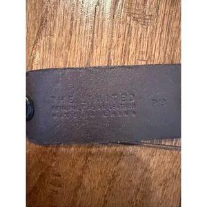 The limited Genuine leather vintage black buckle belt bundle size S/M thumbnail 5