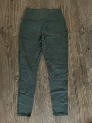 Aerie High-Waist Olive Green Jogger Leggings thumbnail 4