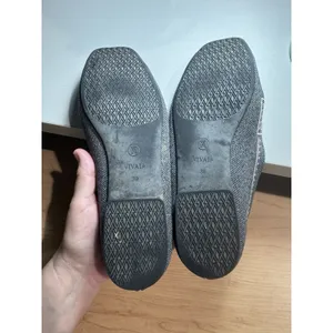 Vivaia Sierra Pattern Square Toe Loafer Flat Slip On Size EU 39/US 8 Denim Blue thumbnail 7