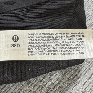 Lululemon Air Support Black Bra thumbnail 12
