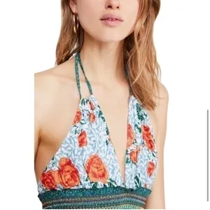Free People Gabriella Halter Midi Dress thumbnail 4