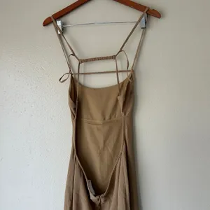 ASOS Tan Strappy Maxi Dress Size 8 thumbnail 9
