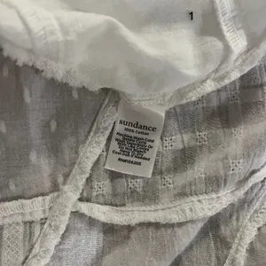 Sundance Stowe Top Small Patchwork White Cotton Flowy Coastal Cottage Boho Beach thumbnail 7