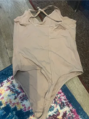 Everlane beige bodysuit M thumbnail 6